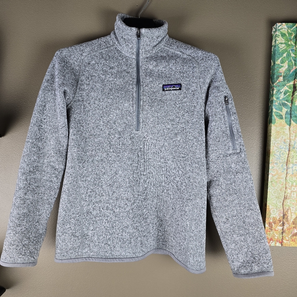 Patagonia better sweater 1/4 zip jacket size small - Picture 5 of 13